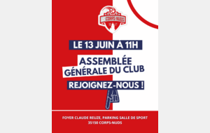 Assemblée Générale - Samedi 13 Juin