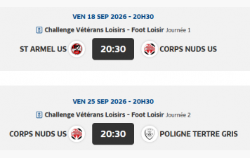 Championnat Vétérans