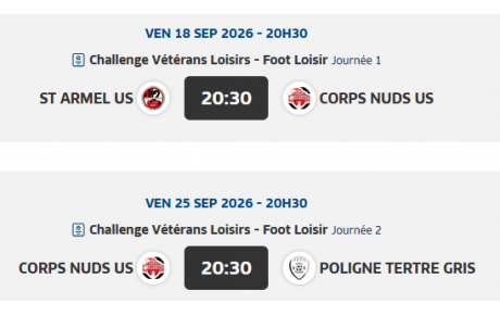 Championnat Vétérans